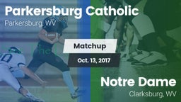 Matchup: Parkersburg vs. Notre Dame  2017