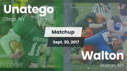 Matchup: Unatego  vs. Walton  2017