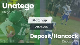 Matchup: Unatego  vs. Deposit/Hancock  2017