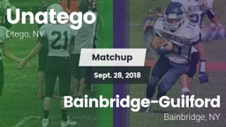 Matchup: Unatego  vs. Bainbridge-Guilford  2018