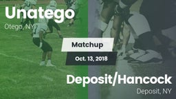 Matchup: Unatego  vs. Deposit/Hancock  2018