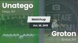 Matchup: Unatego  vs. Groton  2018