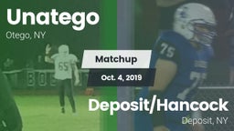 Matchup: Unatego  vs. Deposit/Hancock  2019