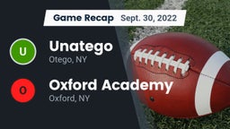 Recap: Unatego  vs. Oxford Academy  2022