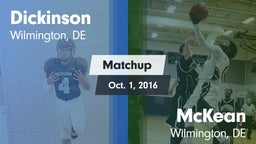 Matchup: Dickinson High vs. McKean  2016