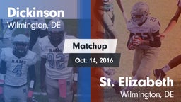 Matchup: Dickinson High vs. St. Elizabeth  2016