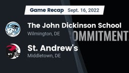 Recap: The John Dickinson School vs. St. Andrew's  2022