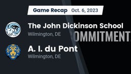 Recap: The John Dickinson School vs. A. I. du Pont  2023