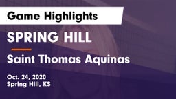 SPRING HILL  vs Saint Thomas Aquinas  Game Highlights - Oct. 24, 2020