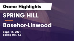 SPRING HILL  vs Basehor-Linwood  Game Highlights - Sept. 11, 2021