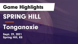 SPRING HILL  vs Tonganoxie  Game Highlights - Sept. 29, 2021