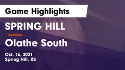 SPRING HILL  vs Olathe South Game Highlights - Oct. 16, 2021