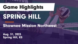 SPRING HILL  vs Shawnee Mission Northwest  Game Highlights - Aug. 31, 2023