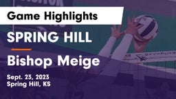 SPRING HILL  vs Bishop Meige Game Highlights - Sept. 23, 2023