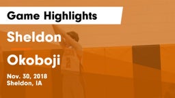 Sheldon  vs Okoboji  Game Highlights - Nov. 30, 2018