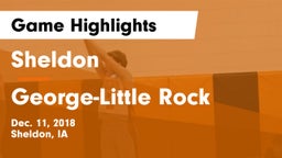 Sheldon  vs George-Little Rock  Game Highlights - Dec. 11, 2018