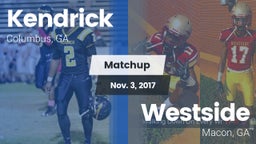 Matchup: Kendrick  vs. Westside  2017