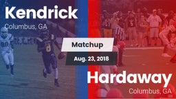 Matchup: Kendrick  vs. Hardaway  2018