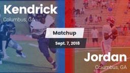 Matchup: Kendrick  vs. Jordan  2018