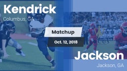 Matchup: Kendrick  vs. Jackson  2018