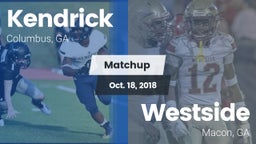Matchup: Kendrick  vs. Westside  2018