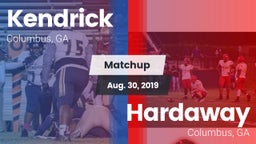 Matchup: Kendrick  vs. Hardaway  2019