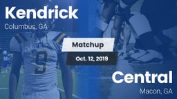 Matchup: Kendrick  vs. Central  2019