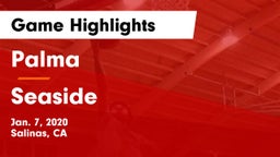 Palma  vs Seaside Game Highlights - Jan. 7, 2020