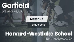 Matchup: Garfield HS vs. Harvard-Westlake School 2016