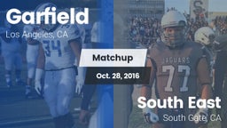 Matchup: Garfield HS vs. South East  2016