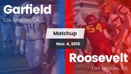 Matchup: Garfield HS vs. Roosevelt  2016