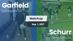 Matchup: Garfield HS vs. Schurr  2017