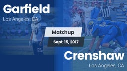 Matchup: Garfield HS vs. Crenshaw  2017