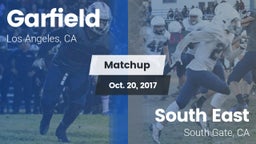 Matchup: Garfield HS vs. South East  2017