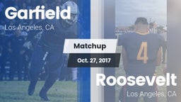 Matchup: Garfield HS vs. Roosevelt  2017