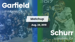Matchup: Garfield HS vs. Schurr  2018