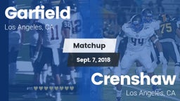 Matchup: Garfield HS vs. Crenshaw  2018