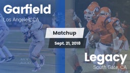 Matchup: Garfield HS vs. Legacy  2018