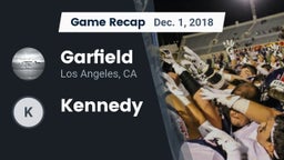 Recap: Garfield  vs. Kennedy 2018