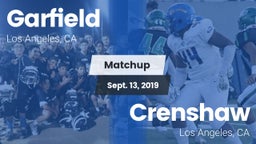 Matchup: Garfield HS vs. Crenshaw  2019