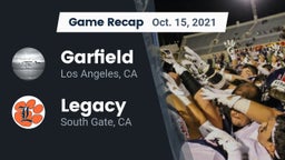 Recap: Garfield  vs. Legacy  2021