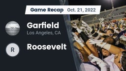 Recap: Garfield  vs. Roosevelt 2022