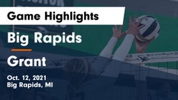 Big Rapids  vs Grant  Game Highlights - Oct. 12, 2021