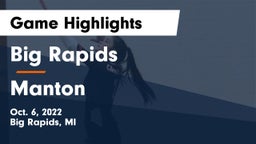 Big Rapids  vs Manton Game Highlights - Oct. 6, 2022