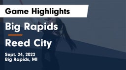 Big Rapids  vs Reed City  Game Highlights - Sept. 24, 2022