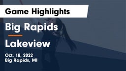 Big Rapids  vs Lakeview  Game Highlights - Oct. 18, 2022