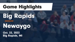 Big Rapids  vs Newaygo  Game Highlights - Oct. 22, 2022