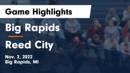 Big Rapids  vs Reed City  Game Highlights - Nov. 2, 2022