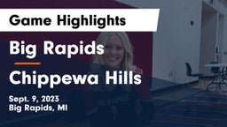 Big Rapids  vs Chippewa Hills  Game Highlights - Sept. 9, 2023