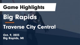 Big Rapids  vs Traverse City Central Game Highlights - Oct. 9, 2023